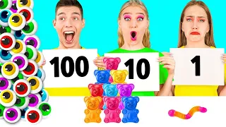 100 تحدي طبقات الطعام #1 RaPaPa Challenge