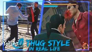 Yakuza 0 in real life: Majima THUG STYLE Moveset