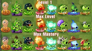 All Pair Plants & Vine LEVEL 1 vs MAX LV vs M200 - Who Will Win? - Pvz 2 Plant vs Plant