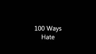 100 ways to hate remix