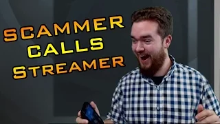 HILARIOUS! Scammer Calls Twitch Streamer LIVE