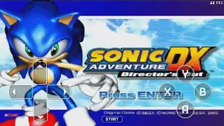 Sonic Adventure over S3 Title Screen