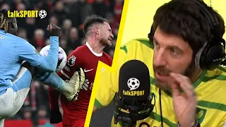 Andy Goldstein CLASHES With Liverpool Fan ARGUING Doku's Last-Min Tackle "WASN'T DANGEROUS!"😬😤