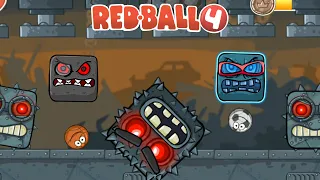 Red Ball 4 Foot Ball & Basket Ball Vs All Bosses in FUSION Battle ALL Maps