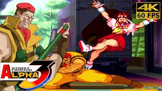 Street Fighter Alpha 3 - Rolento [Arcade / 1998] 4K 60FPS