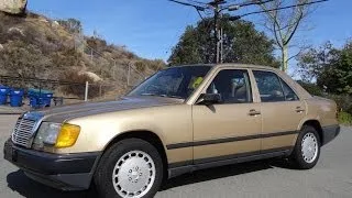 1986 Mercedes Benz 300E W124 Sedan 1 Owner Full Video Review