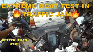 Apache RR310 EXTREME HEAT TEST in traffic , PERIPHERAL EXPRESSWAY | Better than its segment?