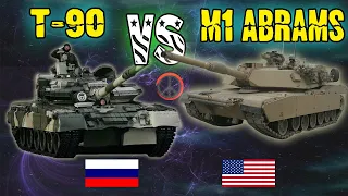 T-90 VS M1 Abrams Tank Comparison - Which One is better?