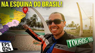 VIAGEM de MOTO para o KM 0 da BR-101 | Viagem Brasil do Sul ao Norte Ep. 24