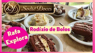 Provando o Rodízio de bolos SODIÊ - BEM COMPLETO. Vale a pena?