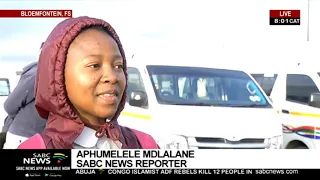 Bloemfontein commuters angry about taxi strike