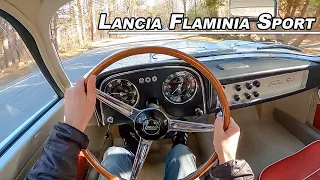 1959 Lancia Flaminia Sport Zagato 1 of 99 - Rare Classic Test Drive (POV Binaural Audio)