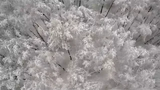 Moscow in Snow Aerial Drone / Москва в снегу Аэросъемка