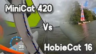 MiniCat 420 vs Hobie 16