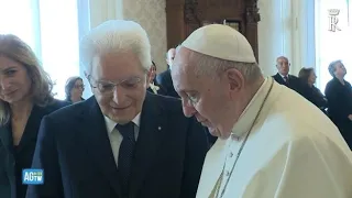 Il Presidente Mattarella incontra Papa Francesco