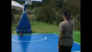 Neymar playing basketball