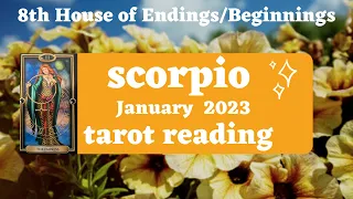Scorpio♏ Should You Stay? You Deserve More ✨  8th House of Endings Tarot |January 2023