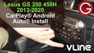 Install Wireless CarPlay & Android Auto: GROM VLine VL2 on 2013-2020 Lexus GS with Factory Nav