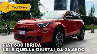 FIAT 600 IBRIDA, PROVA E PREZZI