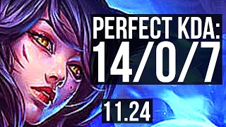 AHRI vs LEBLANC (MID) | 14/0/7, 2.6M mastery, Legendary, 300+ games | EUW Master | 11.24