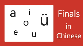 a o e i u ü | How to Pronounce Finals in Chinese| Pronunciation Lesson 1/4