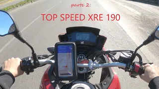 Opinión XRE 190 parte 2:  Top Speed XRE 190|Velocidad XRE 190