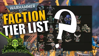 Which 10th Ed 40k Armies Are Best?  Warhammer 40k Faction Tier List | August 2023 Edition