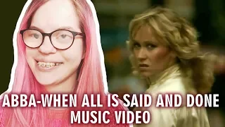 ABBA - WHEN ALL IS SAID AND DONE (MUSIC VIDEO REACTION) | Sisley Reacts