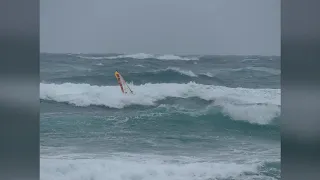 Stormy weekend in Bat Galim - great wave riding conditions