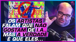 I.A X ARTISTAS COMO essa TRETA vai ACABAR? ? - SACANI, ROBERTA E ALEXANDRE CHIAVEGATTO