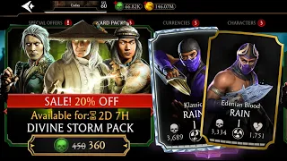 EDENIAN BLOOD RAIN! Divine Storm Pack, MK 11 Kombat Pack, and Klassic Kombat Pack Opening!