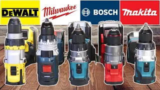 Best Cordless Drills in the 🌍? Milwaukee VS DeWalt VS Makita VS Bosch