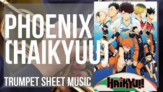 Trumpet Sheet Music: How to play Phoenix (Haikyuu) by Burnout Syndromes