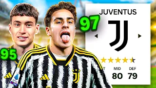 I Rebuild JUVENTUS & Trusted Their WONDERKIDS! 😍