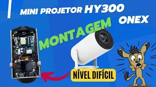 Montagem do Mini Projetor HY300 Vídeo Detalhado