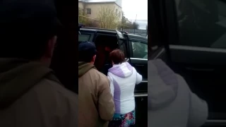 Пьяный мужик на джипе протаранил таёту в Лаишевском районе 10.05.17