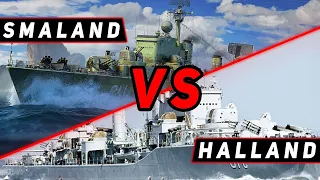 HALLAND VS SMALAND! ЧТО ОКАЖЕТСЯ СИЛЬНЕЕ? WORLD OF WARSHIPS