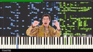 (PPAP) Pen Pineapple Apple Pen on the Piano? (MIDI/Synthesia)