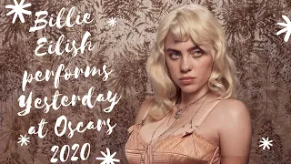 Billie Eilish Performs Yesterday Oscars 2020 In Memoriam added people left out