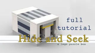 Full Tutorial: How to make the HIDE AND SEEK Lego Puzzle Box - Level 6 (Medium difficulty)