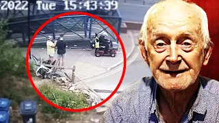CCTV Captures Moment 87 Year Old Man Is Stabbed To Death In London