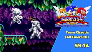 Sonic Classic Heroes - Team Chaotix: All Emeralds - 59:14