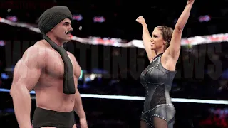 Dara Singh vs Stephanie McMahon Match Wrestling News