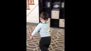 Baby dancing uptown funk