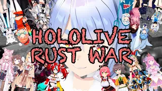 Hololive Rust Season 2's nonstop bloodshed war (and Pekora being the last boss)