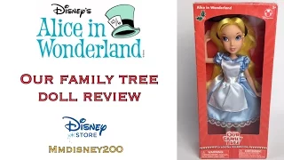 Alice Disney Store Our Family Tree doll Unboxing and Review