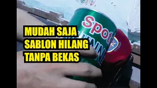 Cara Menghapus Sablon Kaos DTF Dan Sablon Polyflex ( Eksperimen )