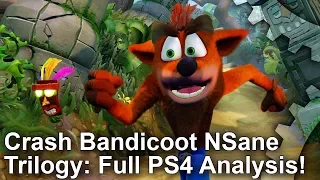 Crash Bandicoot NSane Trilogy: Complete PS4/Pro vs PS1 Graphics Comparison!