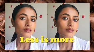 No makeup makeup look for beginners ❤️