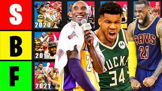 Ranking the Last 10 NBA Seasons